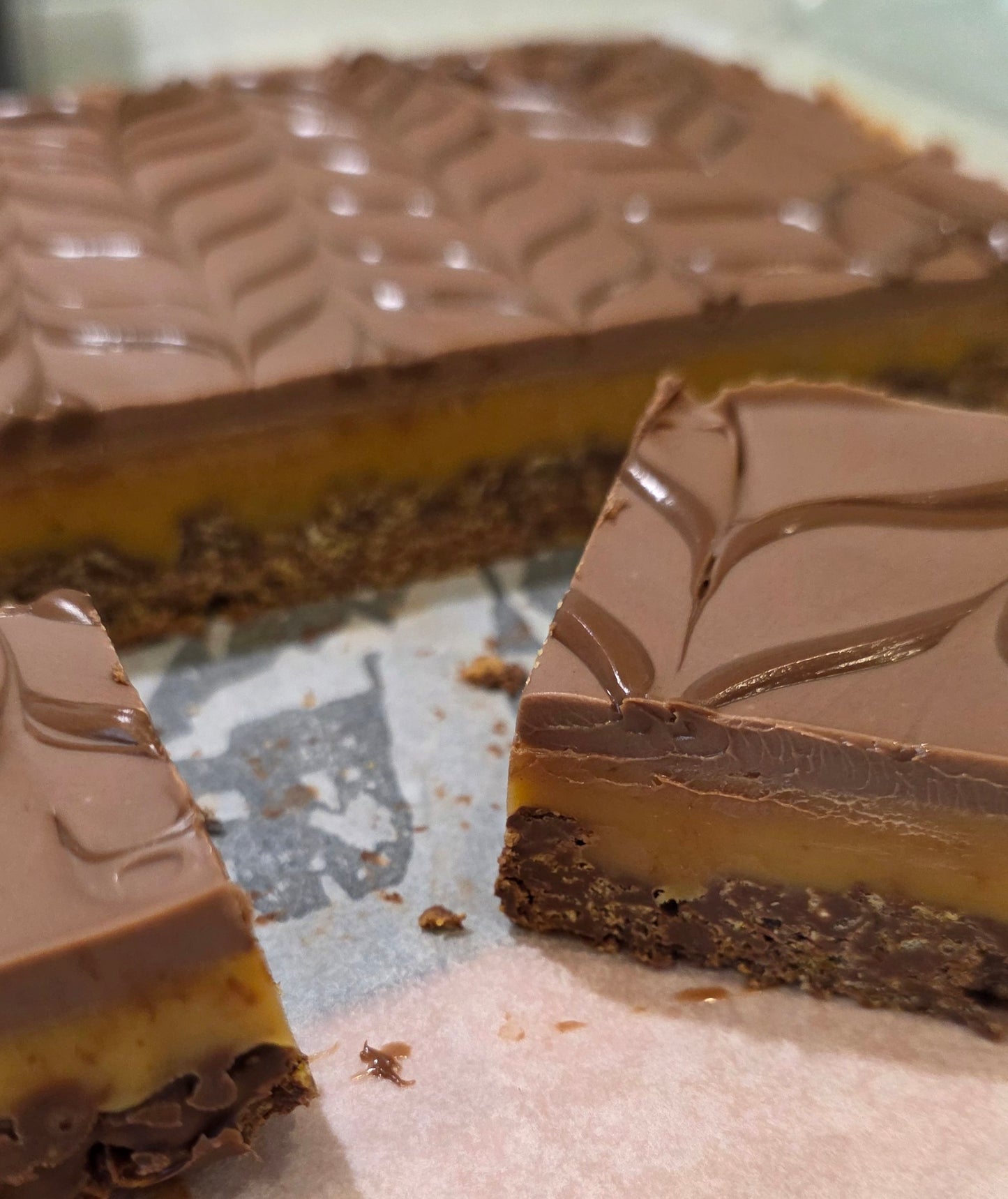 Nutella Crunch Slice